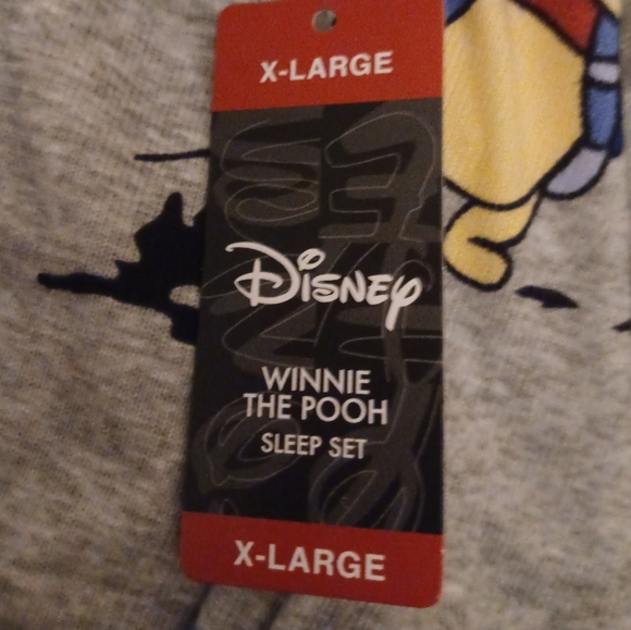 NWT Disney Winnie The Pooh Snow / Mountains PJ's Size XL - Picture 8 of 9